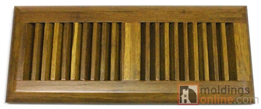 Distressed York Chestnut / Vent - Surface Mount / 12" x 4" x 1" Bamboo Moldings - Distressed York Chestnut 0