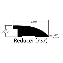 Hardwood Moldings - Exotic Kempas - Natural - Natural / Flush Reducer / 72" x 2" x 5/8" Hardwood Moldings - Exotic Kempas - Natural - Natural / Flush Reducer / 72" x 2" x 5/8"