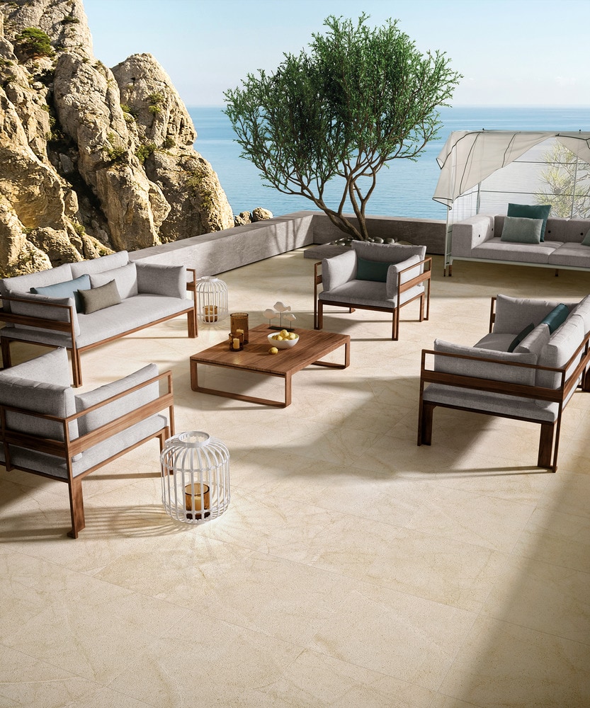 porcelain paver patio on Free Samples Cabot Porcelain Tile Corner Stone Series Cotton 18 X36 Matte