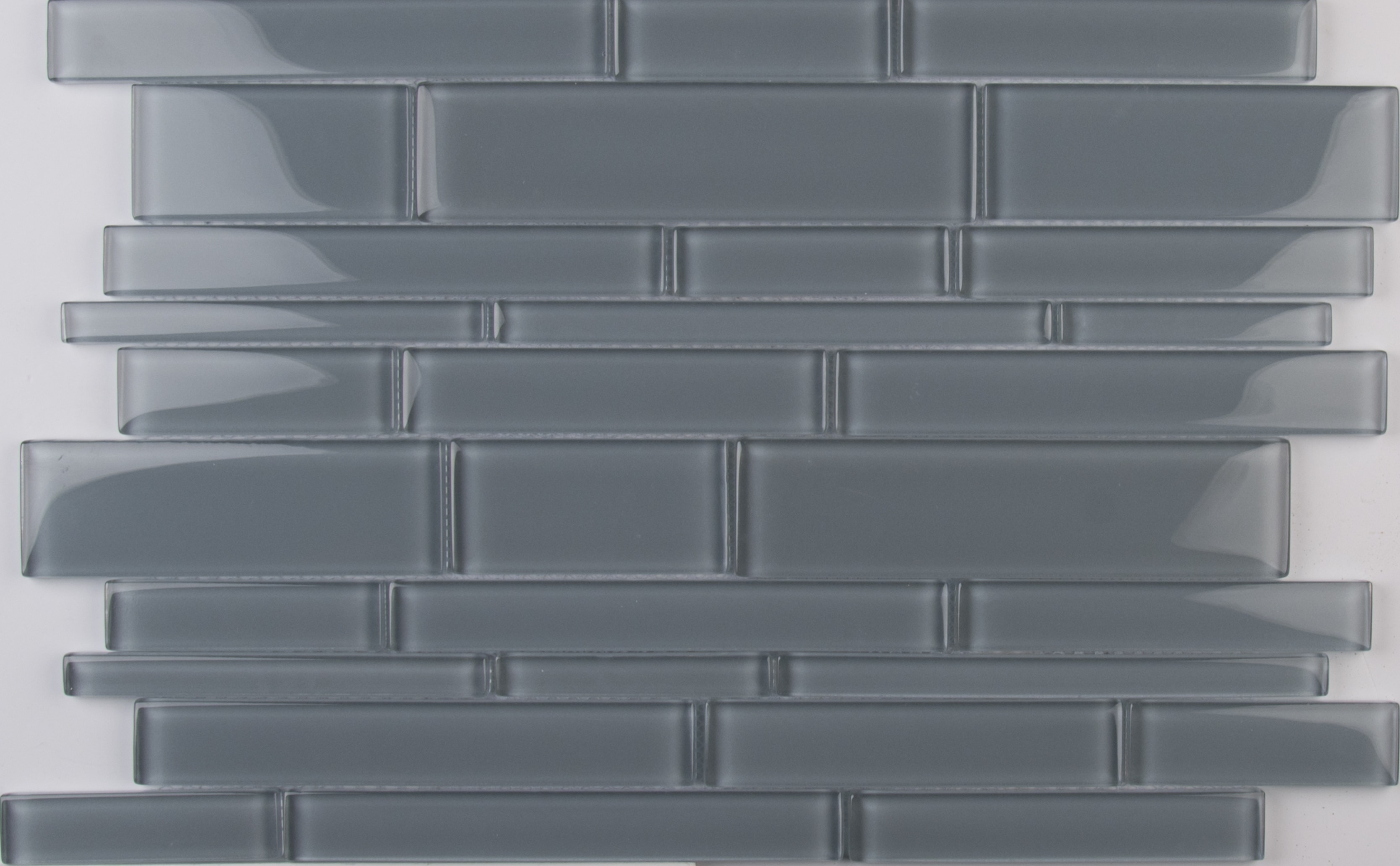 Pebble Interlocking 8mm / Pattern / Glossy Glass Mosaic - Pebble Collection 0