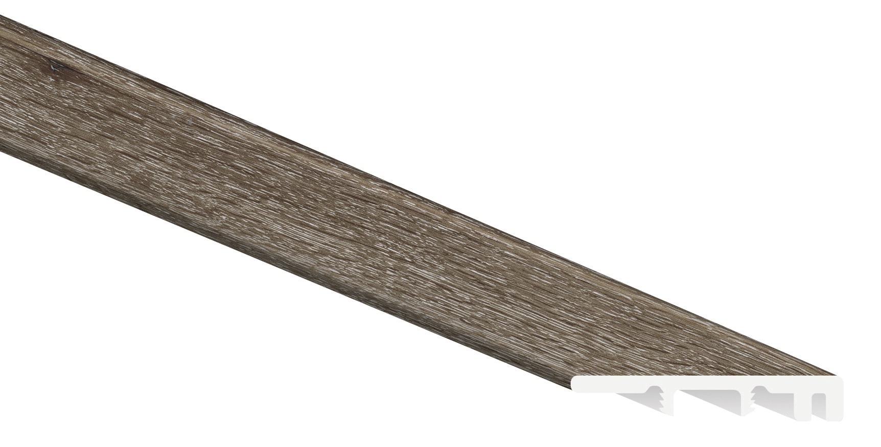 Smokey Maple / End Cap / 94"x 1-3/4"x 1/4" Vinyl Planks Moldings - Cabot SPC Collections 0