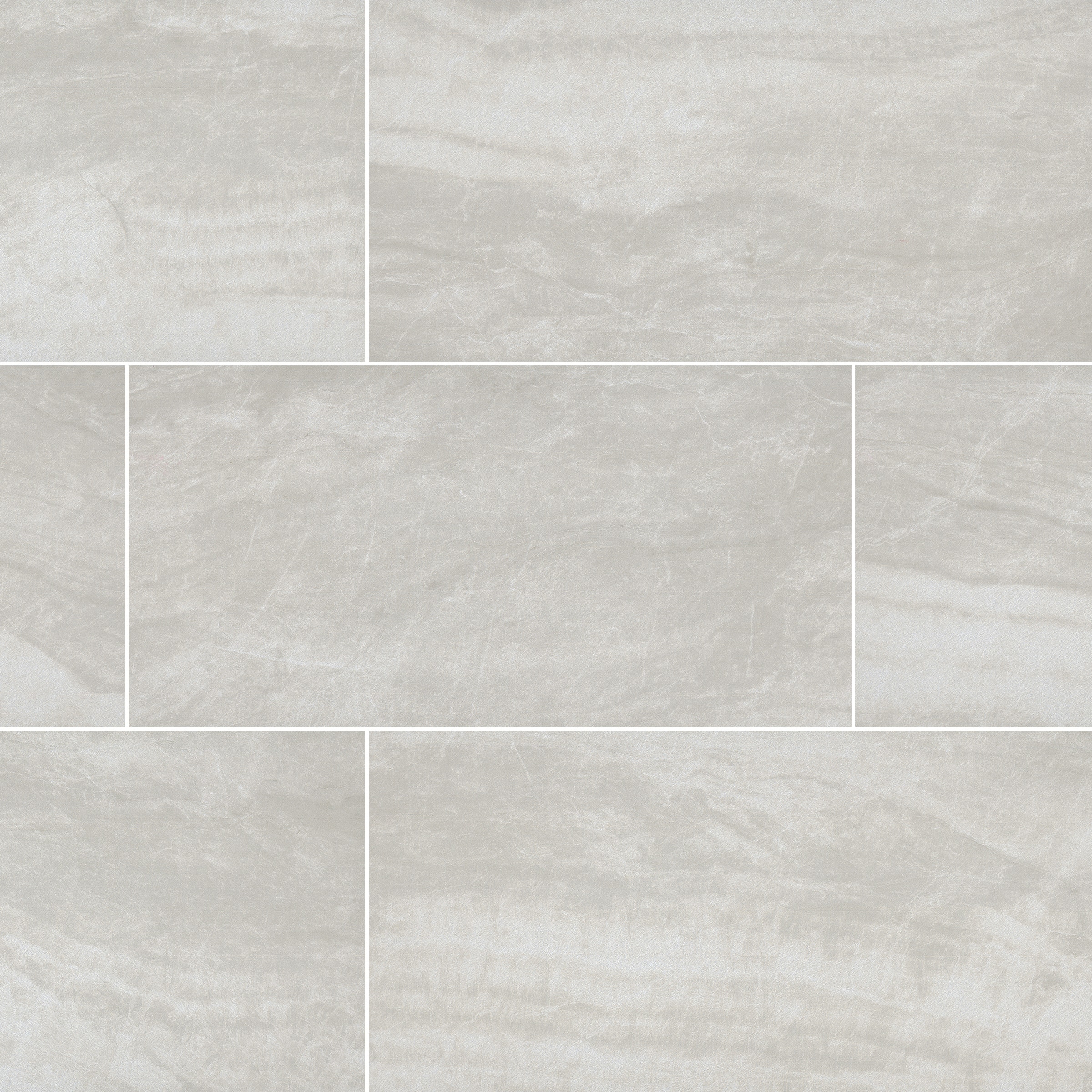 Grigio / 24"x48" / POLISHED Porcelain Tile - Seaside Marble Series 0