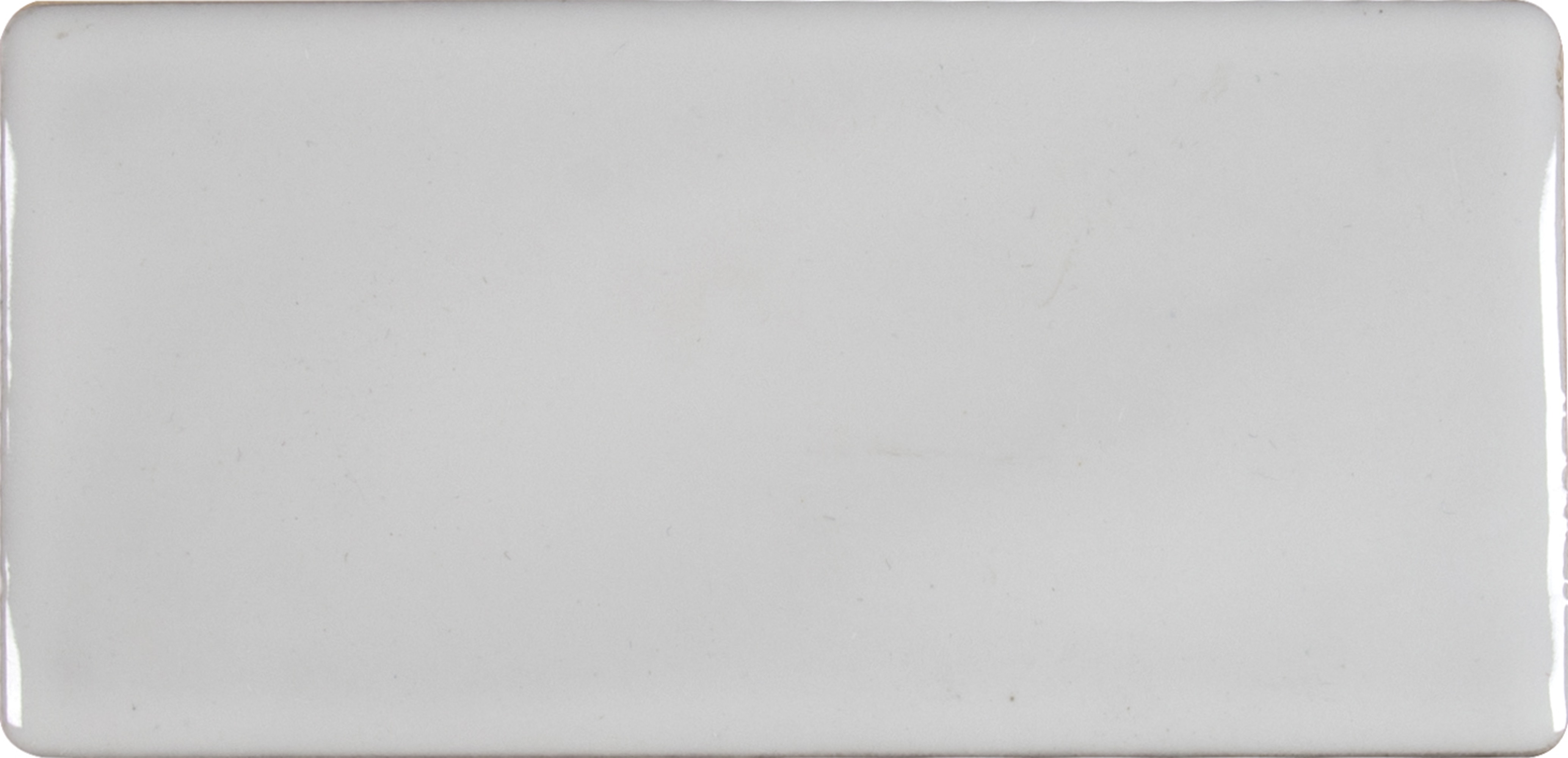 Glazed Handcrafted / 3"x6" / Glossy Ceramic Tile - Whisper White 0