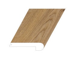Vinyl Moldings - Meraki Collection - Crowned Hazel - Crowned Hazel / Flush Stair Nose / 94.5" x 4.5" x 1" Vinyl Moldings - Meraki Collection - Crowned Hazel - Crowned Hazel / Flush Stair Nose / 94.5" x 4.5" x 1"