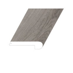 Vinyl Moldings - Invicta Collection - Keystone Grey - Keystone Grey / Flush Stair Nose / 94.5"x 4.4"x 1" Vinyl Moldings - Invicta Collection - Keystone Grey - Keystone Grey / Flush Stair Nose / 94.5"x 4.4"x 1"