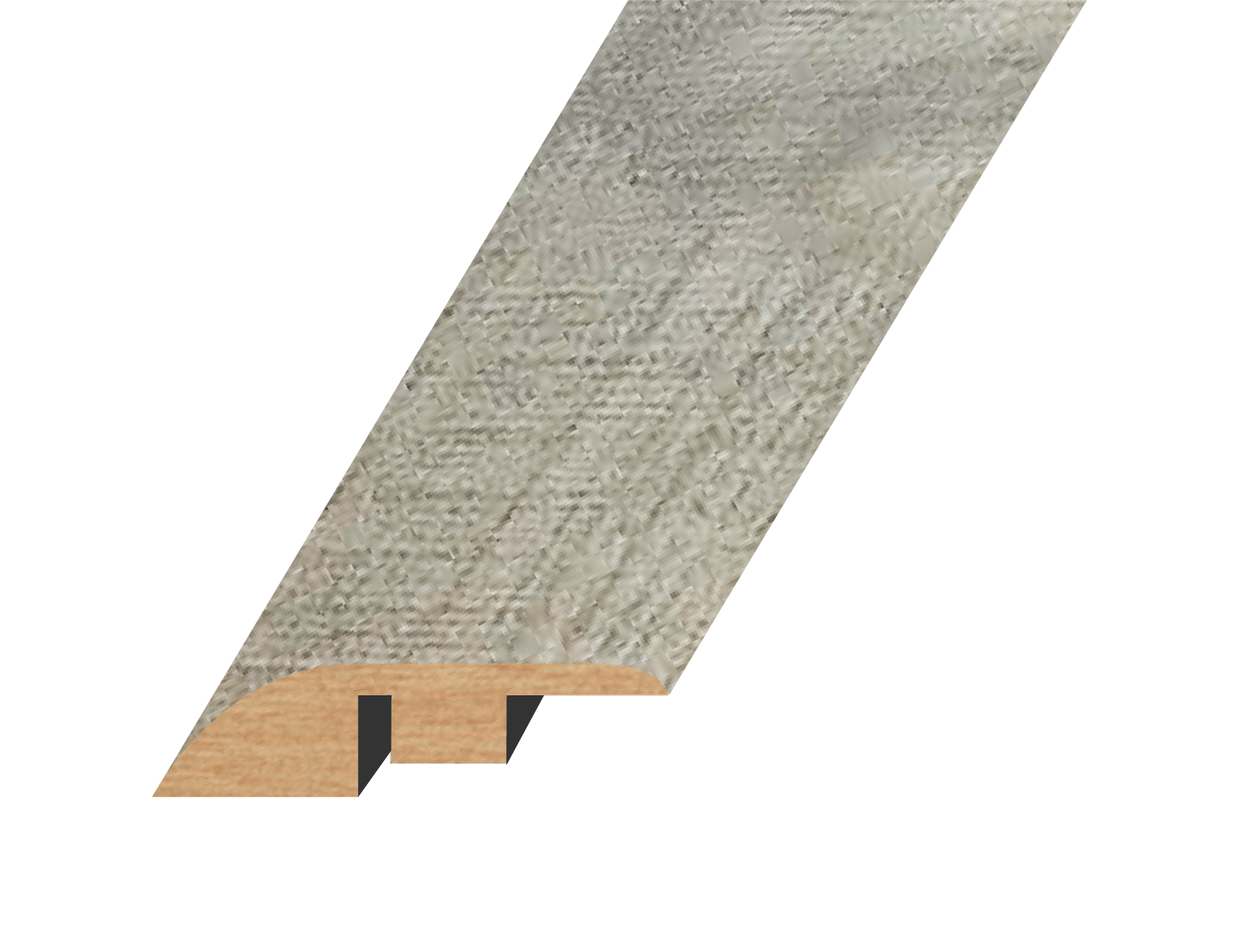 Natural Chestnut / Reducer / 94.5"x 1.8"x 0.6" Laminate Moldings - Summa Collection - Natural Chestnut 0