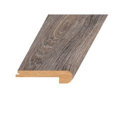 Laminate Moldings - Marquis Collection - Patent Iron - Patent Iron / Flush Stair Nose / 94.5"x 4.5"x 1" Laminate Moldings - Marquis Collection - Patent Iron - Patent Iron / Flush Stair Nose / 94.5"x 4.5"x 1"