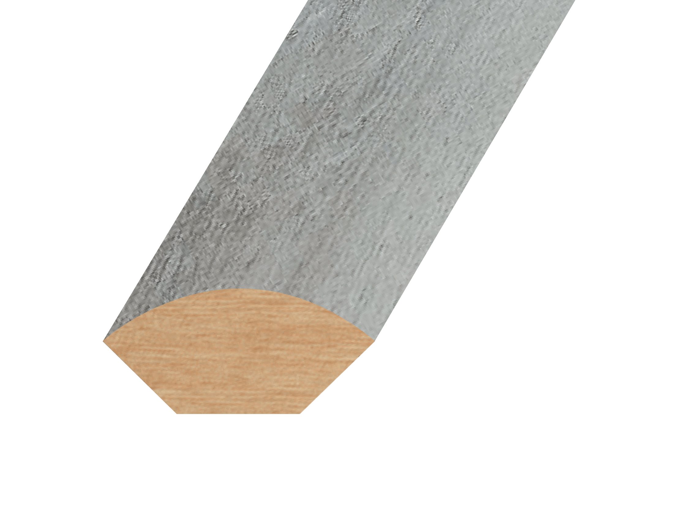 Raw Sienna / Quarter Round / 94.5" x 1.1" x 0.6" Laminate Moldings - 12mm Novus Collection 0