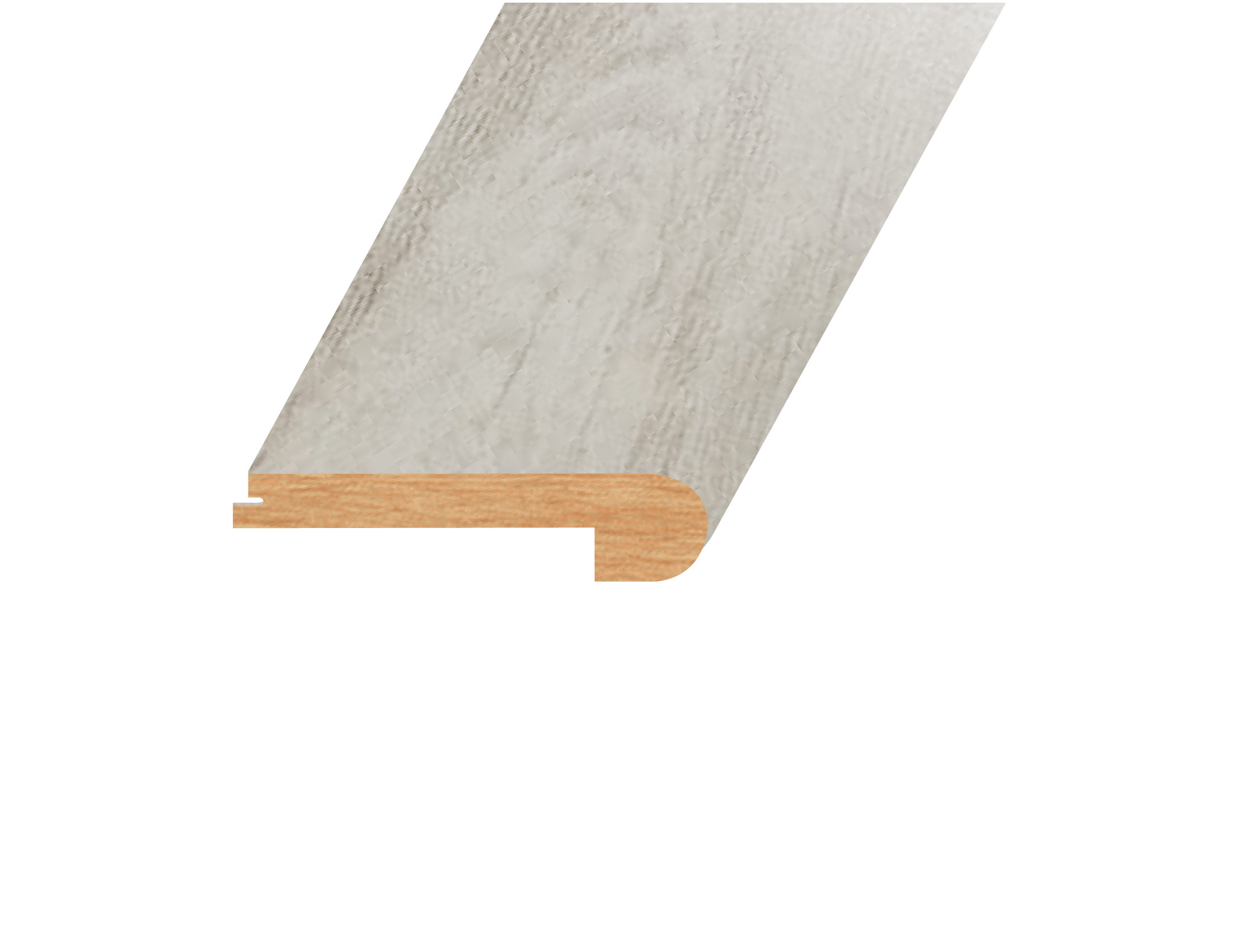 Rich Tuscan / Flush Stairnose / 94.5" x 4.5" x 1" Laminate Moldings - 12mm Novus Collection 0