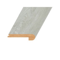 Vinyl Moldings - XL Omnia Collection - Smoked Pewter - Smoked Pewter / Flush Stair Nose / 94.5"x 4.5"x 1" Vinyl Moldings - XL Omnia Collection - Smoked Pewter - Smoked Pewter / Flush Stair Nose / 94.5"x 4.5"x 1"