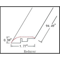 Laminate Moldings - Legendary Collection - True Cognac - True Cognac / Reducer / 94.5"x 1.81"x 0.59" Laminate Moldings - Legendary Collection - True Cognac - True Cognac / Reducer / 94.5"x 1.81"x 0.59"