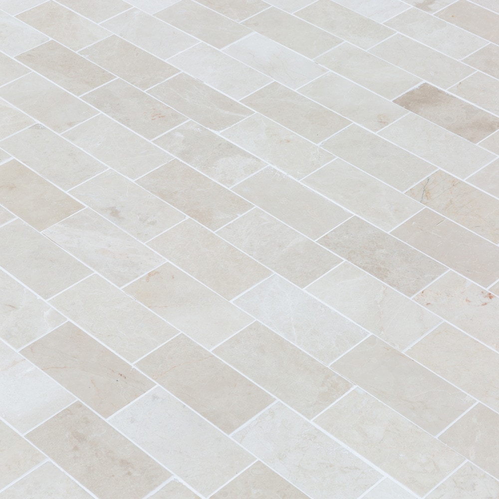Troya Marble Tile Light Pearl 6 X12 Polished