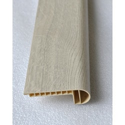 Vinyl Moldings - Ultimate Collection - Lava Grey Oak - Lava Grey Oak / Flush Stair Nose / 94-31/64" x 4-31/64" x 1-37/64" Vinyl Moldings - Ultimate Collection - Lava Grey Oak - Lava Grey Oak / Flush Stair Nose / 94-31/64" x 4-31/64" x 1-37/64"