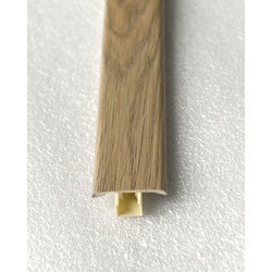Vinyl Moldings - Ultimate Collection - Oak Natural - Oak Natural / T-Molding / 94-31/64" x 1-3/4" x 25/64" Vinyl Moldings - Ultimate Collection - Oak Natural - Oak Natural / T-Molding / 94-31/64" x 1-3/4" x 25/64"