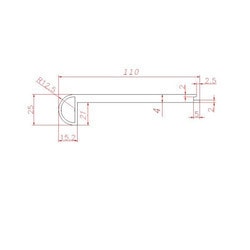 Vinyl Moldings - Legendary Collection - Scribe - Scribe / Flush Stair Nose / 88.58"x 4.61"x 0.165" Vinyl Moldings - Legendary Collection - Scribe - Scribe / Flush Stair Nose / 88.58"x 4.61"x 0.165"