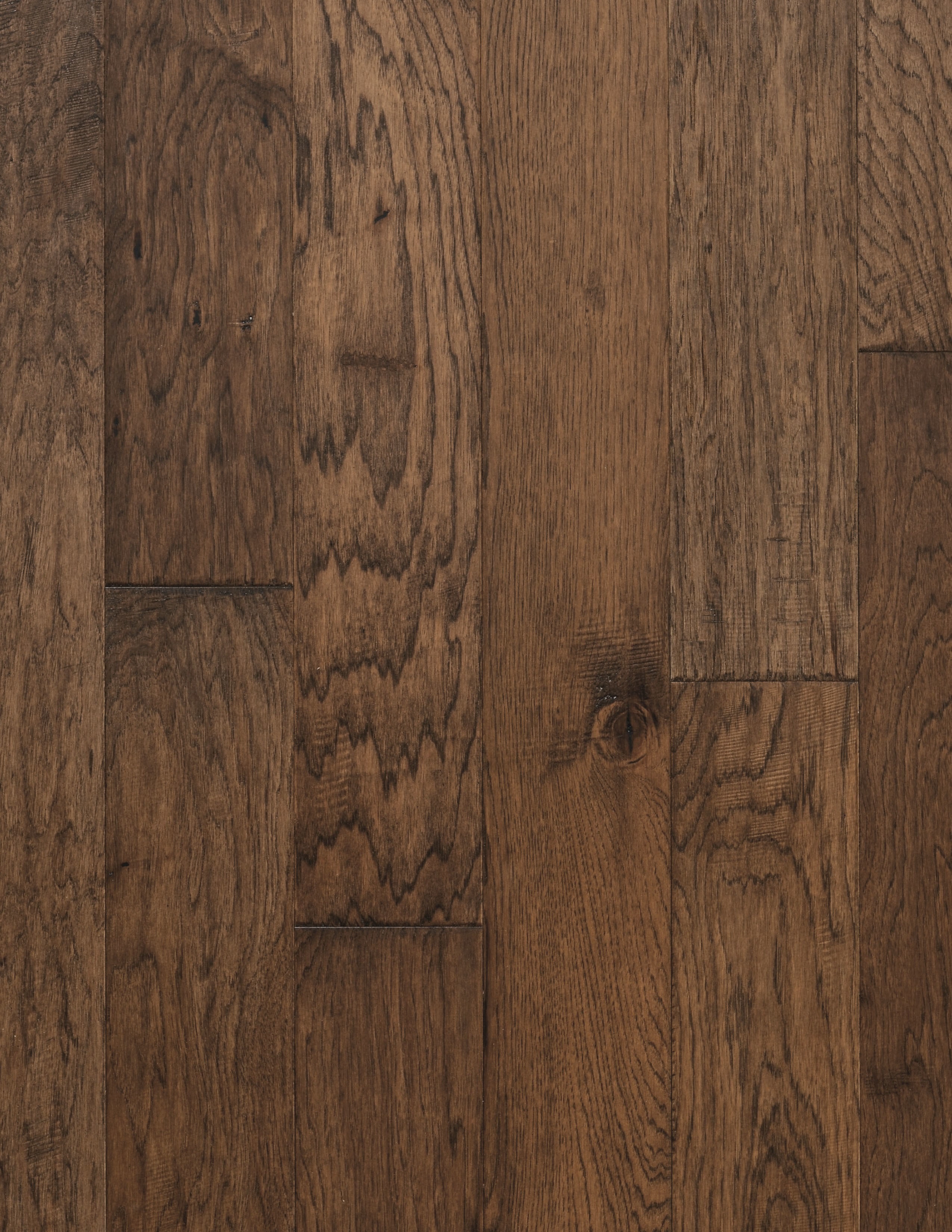 Saddle / Hickory / 9 Coats UV Aluminum Oxide / ABCDE / 1/2" x 6.5" x R.L. Big Ass Wood Floors - El Dorado Collection 0