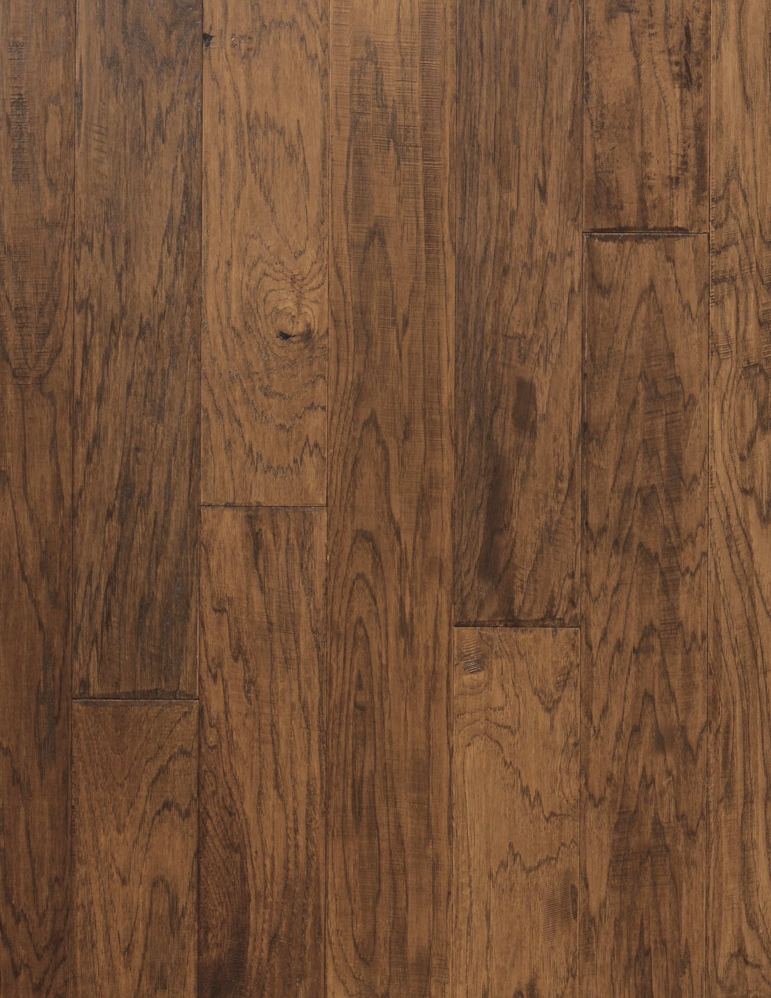 Prairie / Hickory / 9 Coats UV Aluminum Oxide / ABCDE / 3/8" x 5" x R.L. Big Ass Wood Floors - Standbridge Collection 0