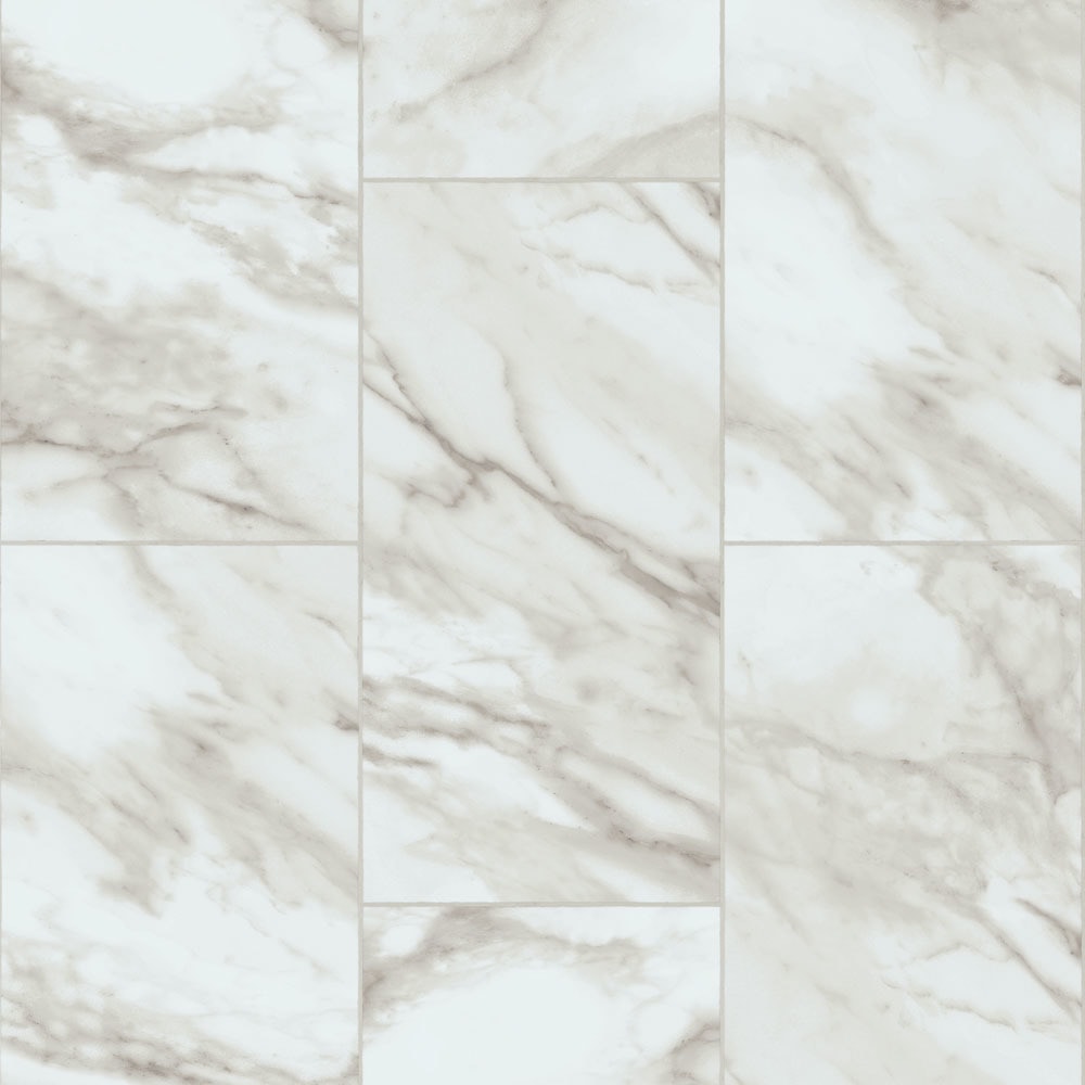 Rossini Marble - Gray Mist / 4.1mm / Glue Down Vinyl Tile - 4.1mm Mineral Core Glue Down - Alterna Collection 0