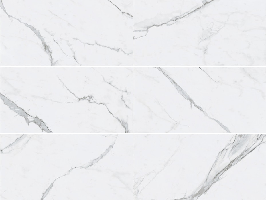 Carrara White / 24x48 / Polished Porcelain Tile Bianco Venatino II Series 0